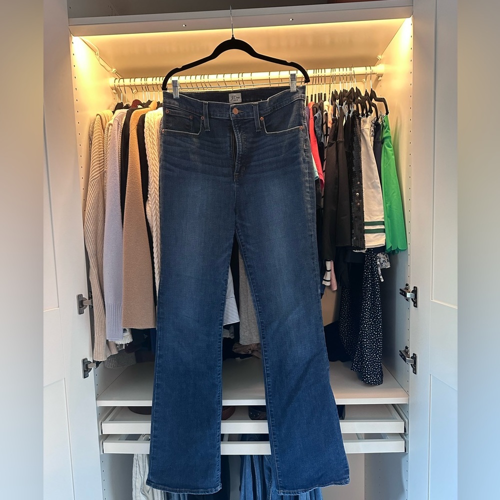 J Crew full length Flare 32 Tall